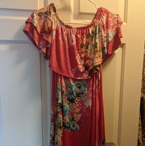 off the should dress